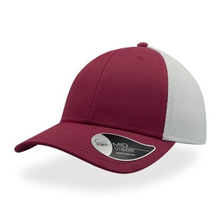 Εξάφυλλο αθλητικό καπέλο (Atl CAMPUS) μπορντώ